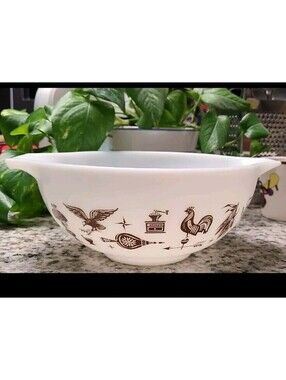Pyrex 443, 2 1/2qt Early American Cinderella Bowl